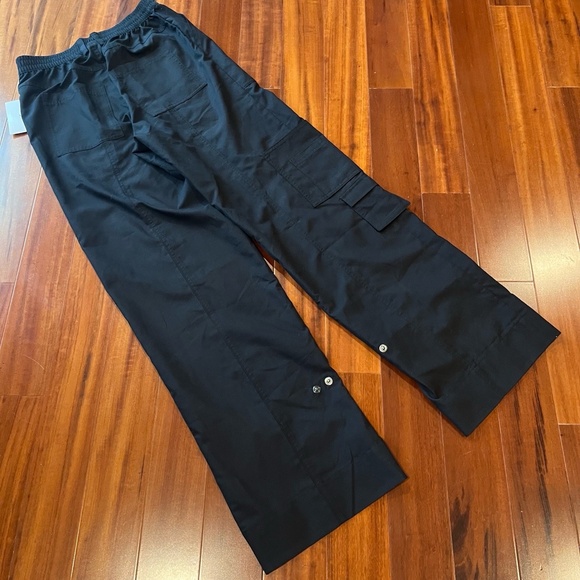 MOTT50 Gabrielle Cargo Trouser Pant Black Solid Utility Lightweight New NWT Sz S - Picture 4 of 12